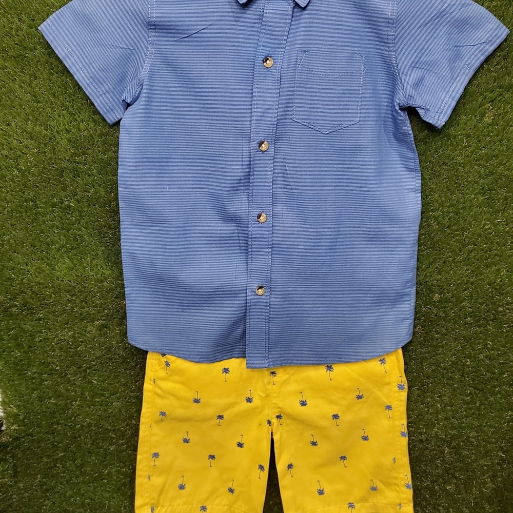 LITTLE REBELS - Button Down & Shorts Set